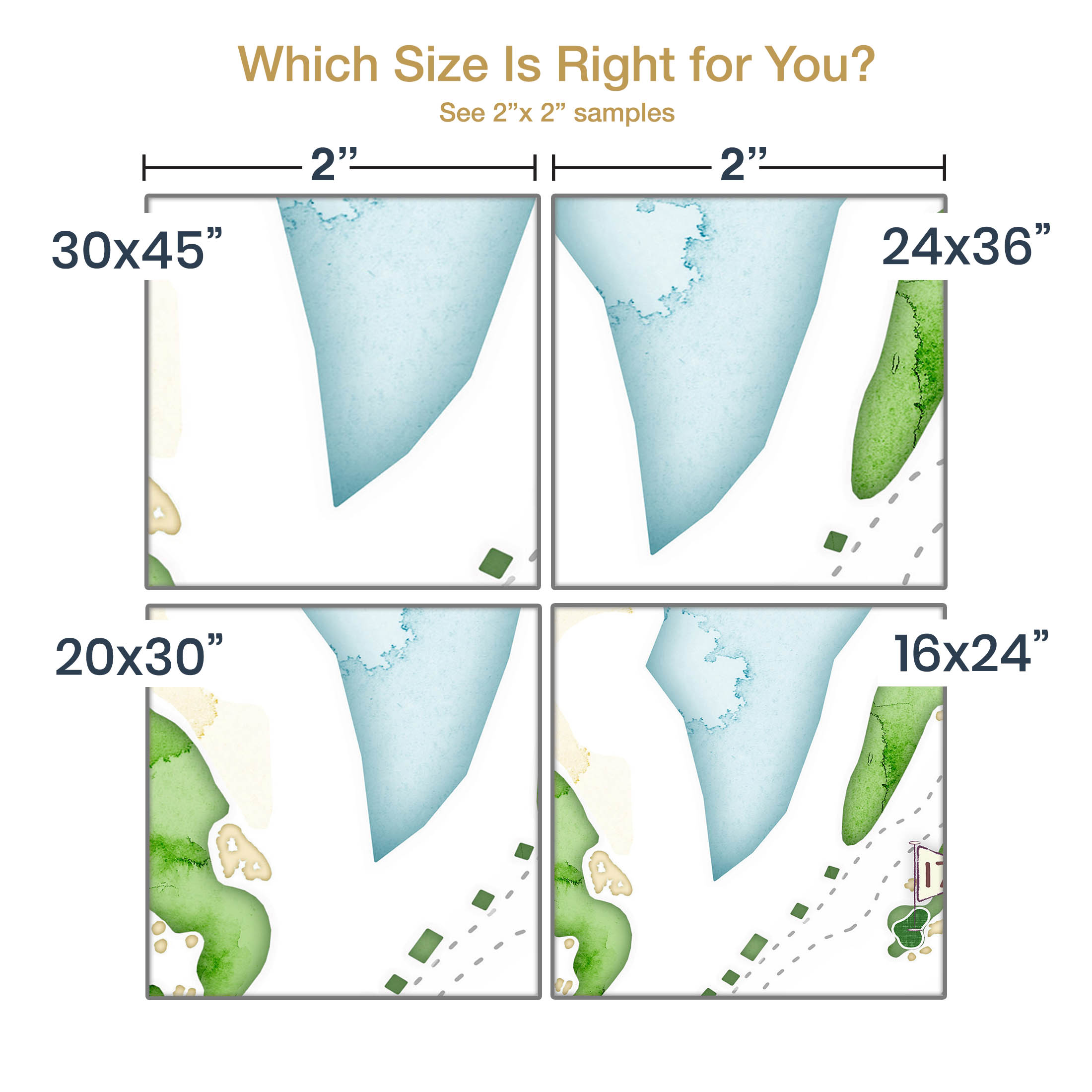 Old American Golf Course - Wall Art Print