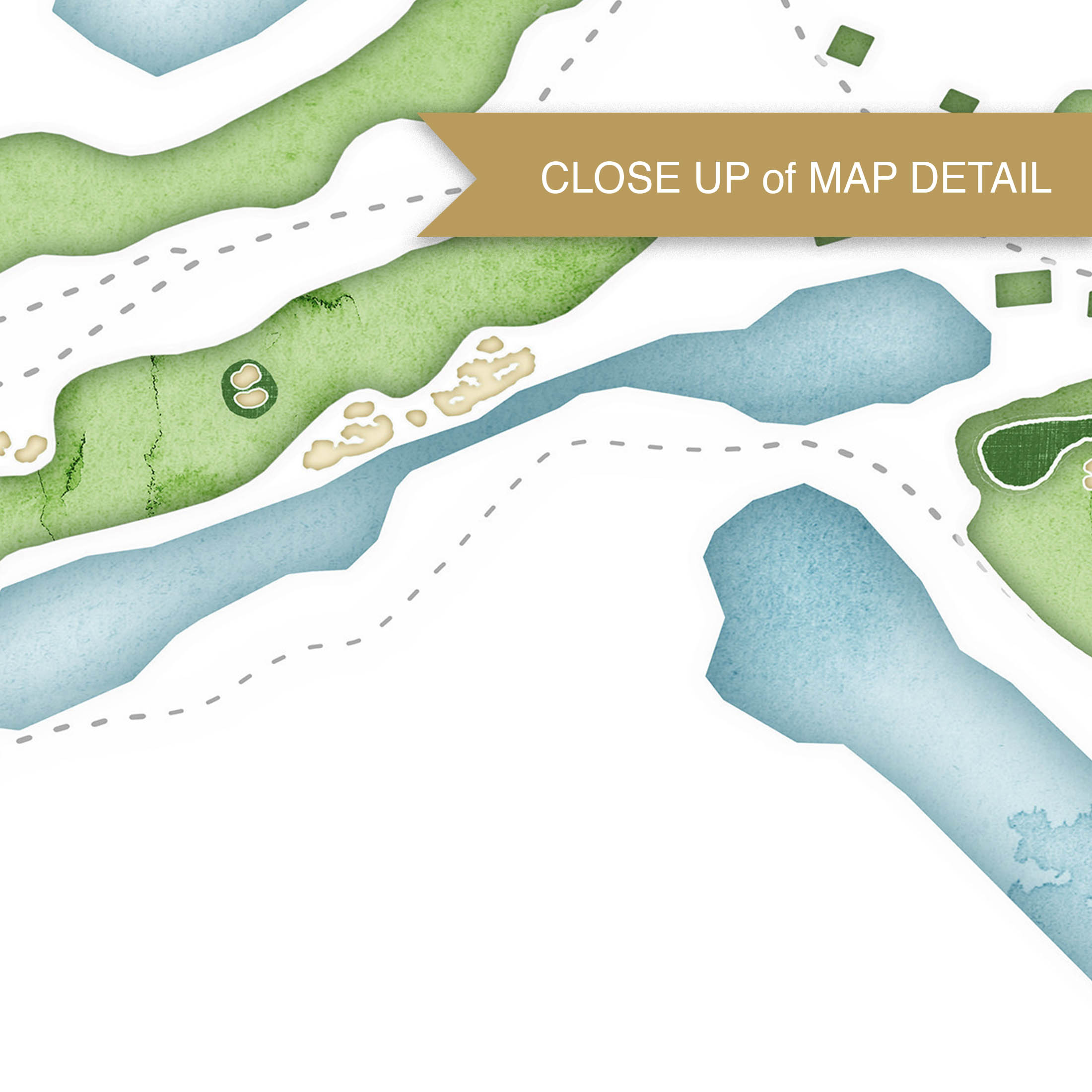 Old American Golf Course - Wall Art Print