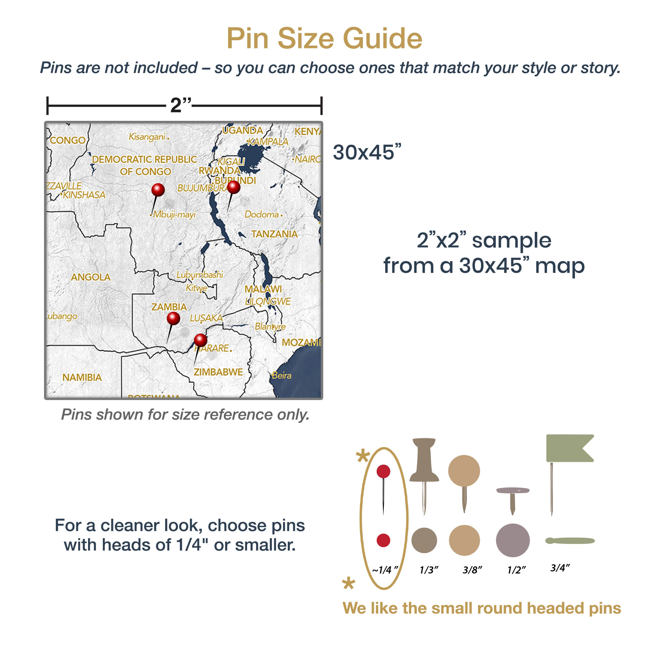 Pin guide on Adventure Awaits World Map navy and gold edition
